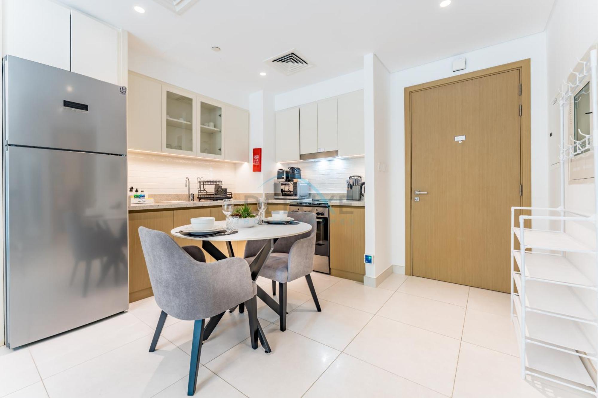 Near Water Canal 1br With Spacious Balcony, Creekside 18 A, Creek Harbour By Deluxe Homes