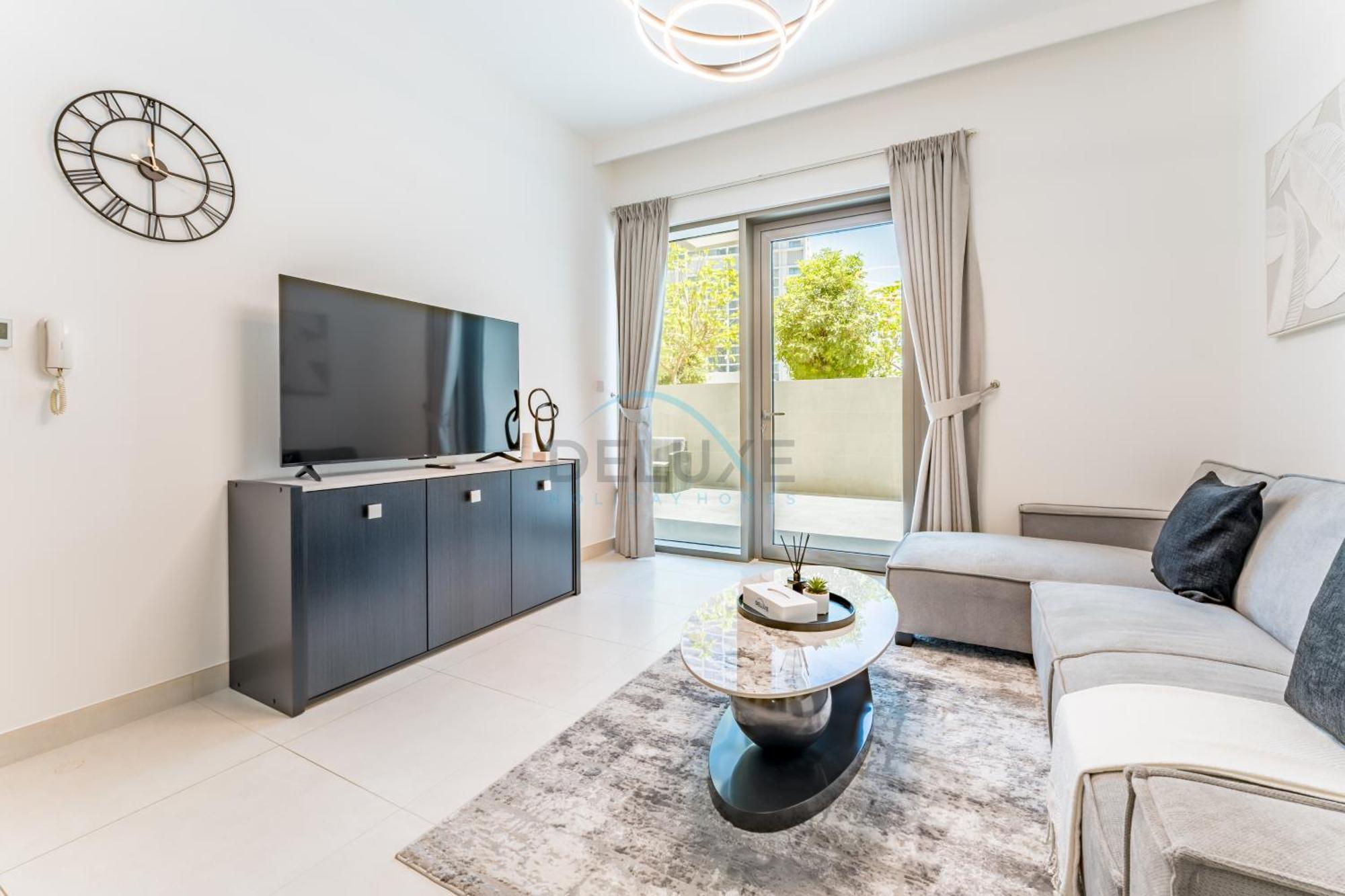 Near Water Canal 1br With Spacious Balcony, Creekside 18 A, Creek Harbour By Deluxe Homes * Dubai