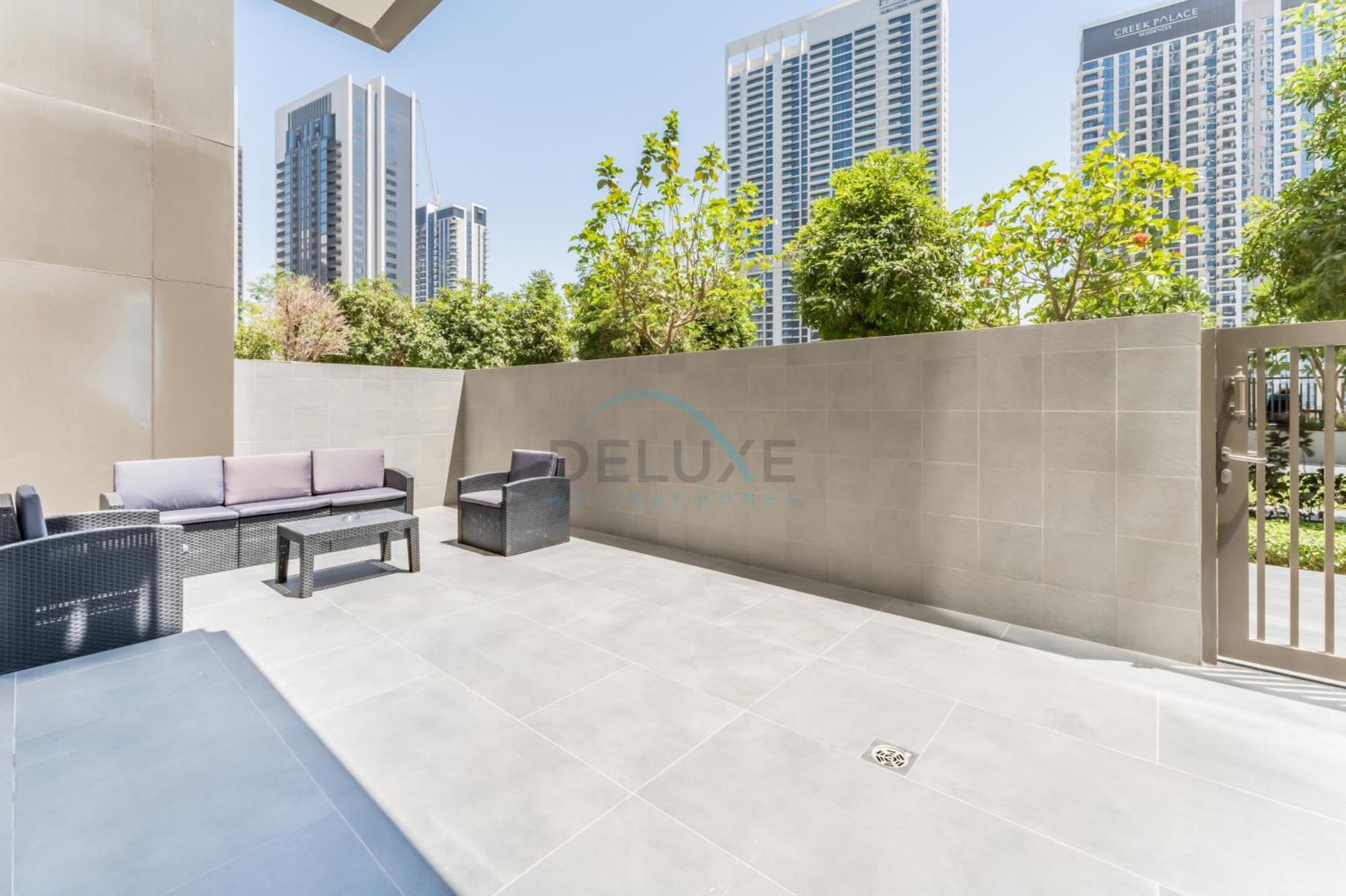 Near Water Canal 1br With Spacious Balcony, Creekside 18 A, Creek Harbour By Deluxe Homes