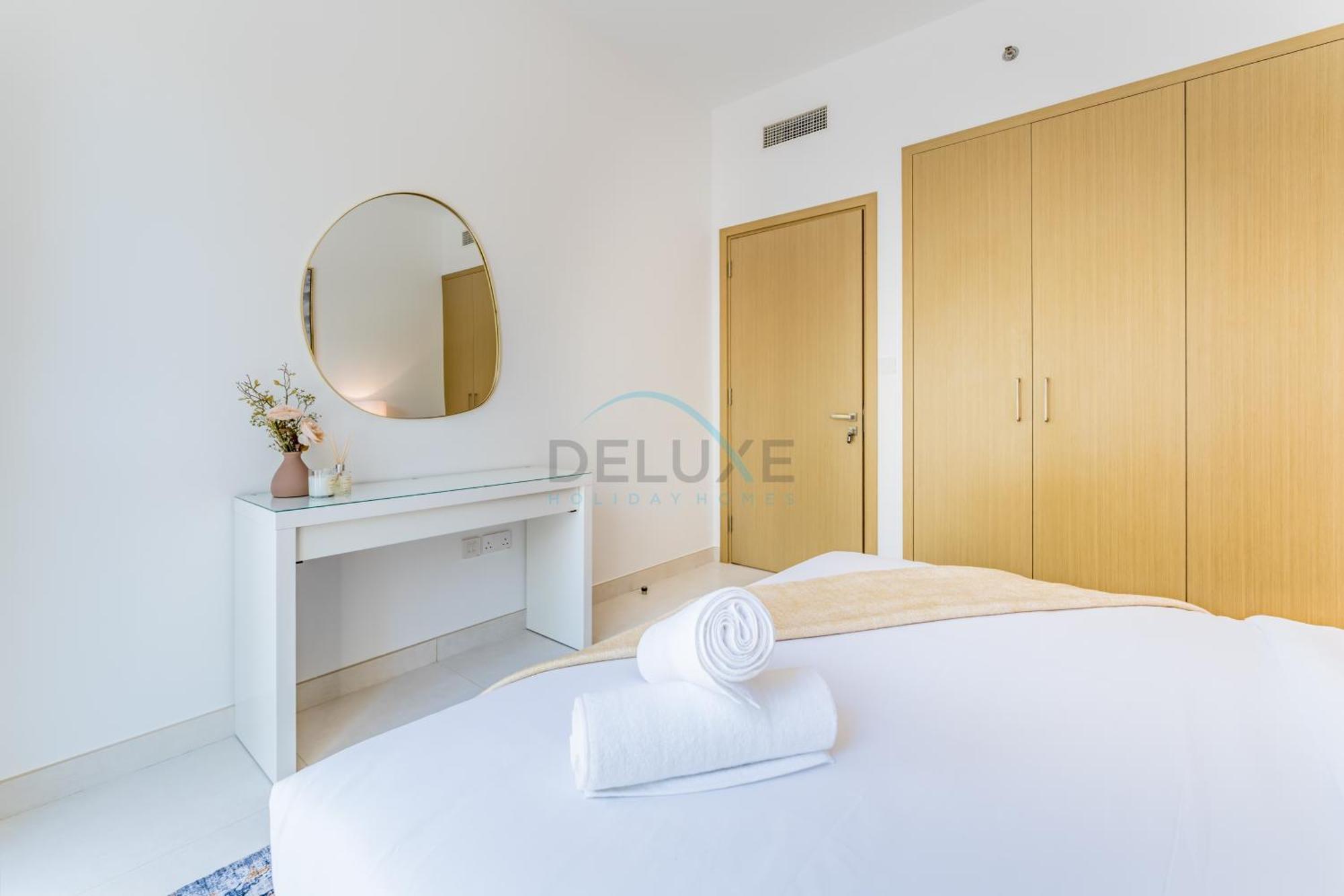 Near Water Canal 1br With Spacious Balcony, Creekside 18 A, Creek Harbour By Deluxe Homes Apartment